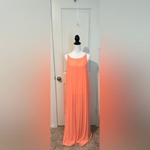 BCBG Generation Coral pleated dress